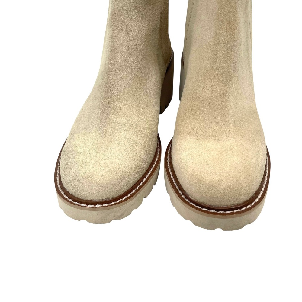 Dolce Vita Huey H20 Wedge Chelsea Booties Size 6 cream tan neutral - Picture 6 of 12